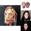 Halloween Simulation Horror Zombie Skull Head Props For Spooky Scene Decor