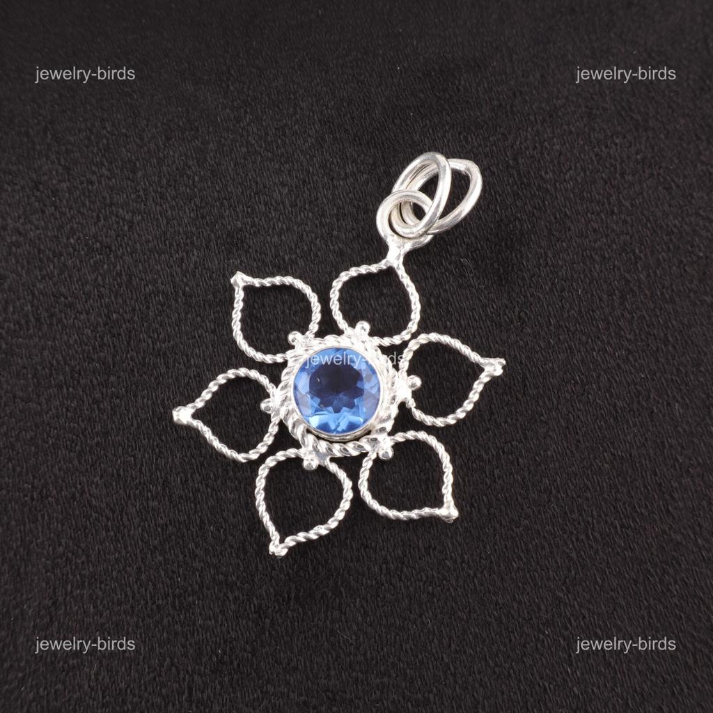 Tanzanite Gemstone 925 Silver Mother Gift Mothers day December Pendant Jewelry PP-18-8