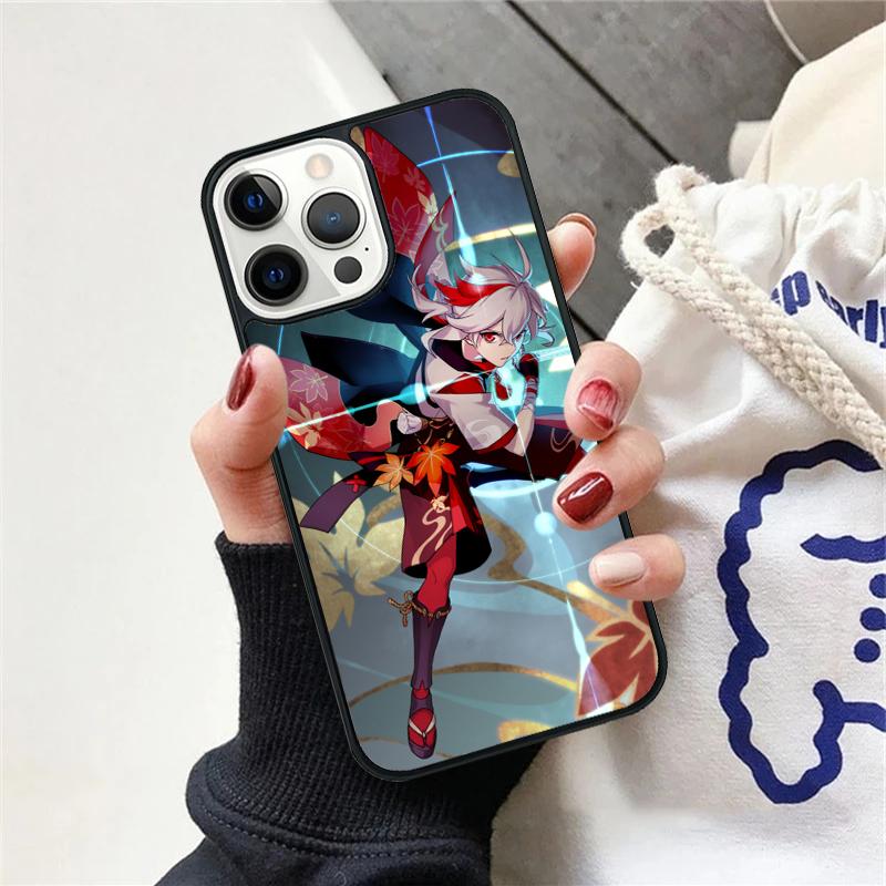 Genshin Impact Kaedehara Kazuha Phone Case Cover For iPhone 17 Air 12 Plus Max for iPhone 17 Air 15 16 11 13 14 Pro Max