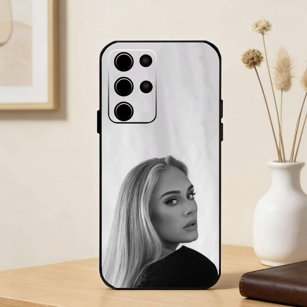 Singer A-Adele Phone Case For Samsung S25,S24,S21,S22,S23,S30,Ultra,S20,Plus,Fe,Note,5G Black Cover