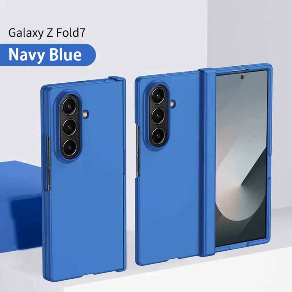 Skin Feel Slim Case for Samsung Z Fold 7 Flod 6 5 4 3 5G Zflod 5 flod4 Candy Plastic Fold Shockproof Hinge Protection Hard Cover