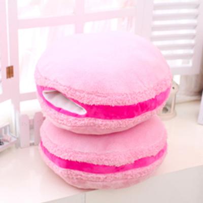 Niedliche Macaron Sandwich Kekse Plüschkissen Handwärmer Gefüllte Weiche Keks Kissen Kissen Spielzeug Kindergeschenke Heimdeko