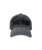 TUEWID Logo Patch Work Wrinkled Ball Cap In Black