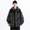 Spring and autumn new men's Korean color contrast hooded jacket tide couples stylish all-matching coat