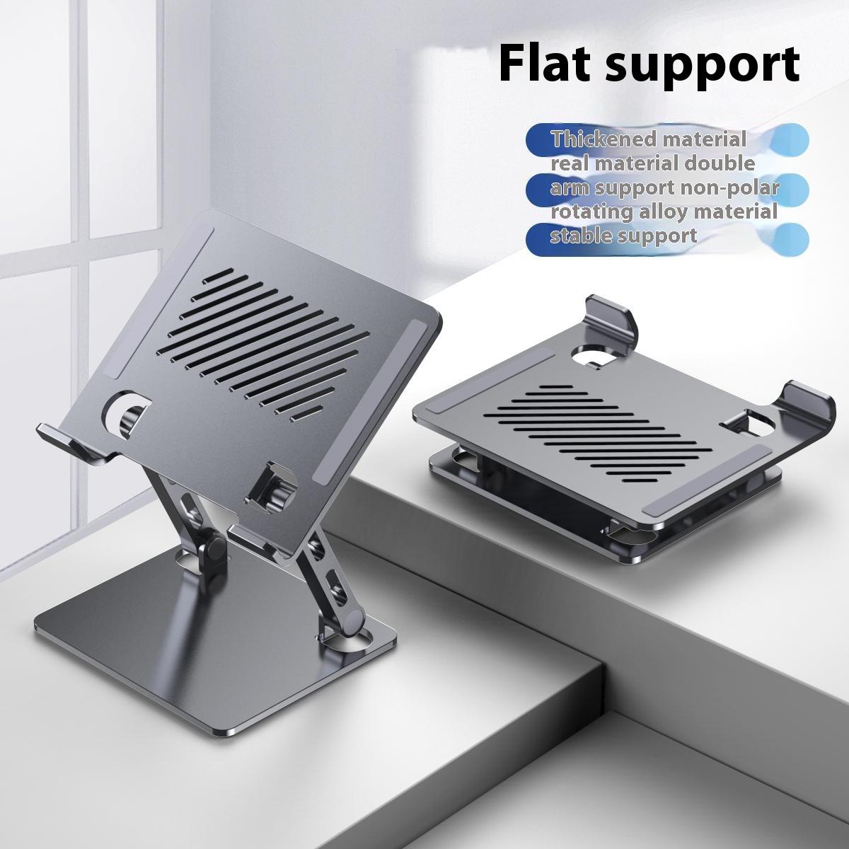 

J26S Desktop Tablet Stand Alloy Steel Metal Foldable Height Adjustable Holder Grey