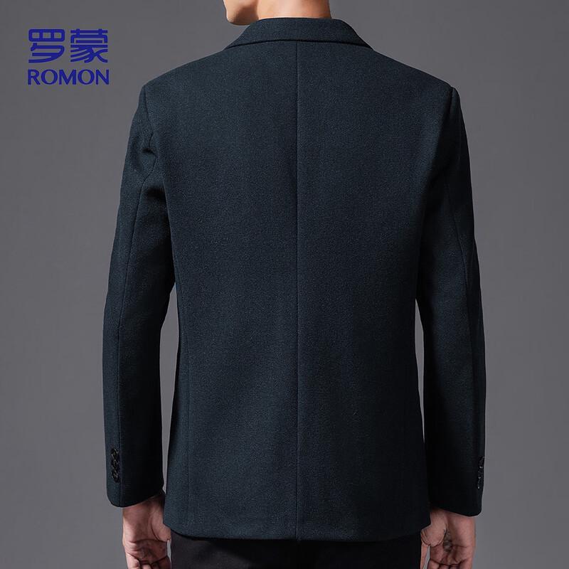 Men's Wool Blend Business Casual Suit Jacket
