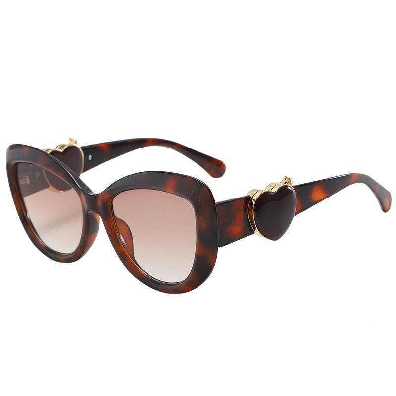 Year Sunglasses Catwalk Love Mirror Oval Sunglasses Uv Protection Premium Sunglasses