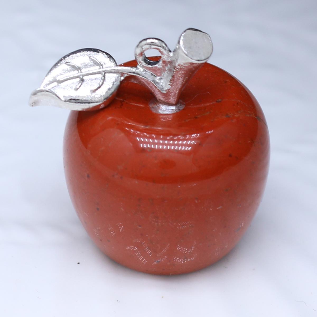 

1 шт., Подвеска Apple из натурального драгоценного камня, Рождественский подарок для нее, Подарок любви, 30 мм 1Pcs/Redstone