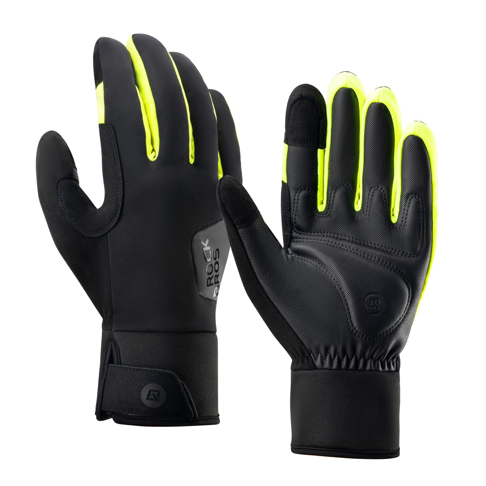 

ROCKBROS Мотоциклетный Холодный Смартфон для и Перчатки, Зима, Погода, Утепленный, Совместимый, Легкий, На флисовой подкладке, Ударопрочный, Нескользящий,