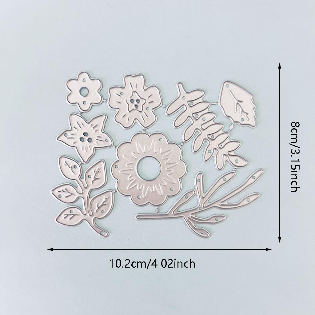 Flower Carbon Steeel Cutting Dies for Scrapbooking Photo Album Decoration DIY Cards Making Craft Dies Cut