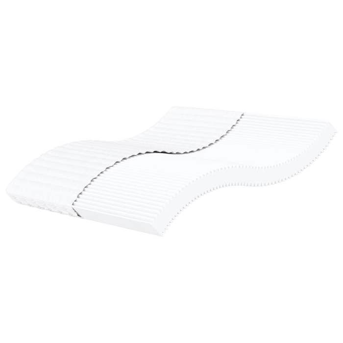VidaXL Matelas en mousse blanc 200x200 cm dureté H2 H3,matelas de lit,matelas de lit de jour,matelas en mousse pour lit 356348