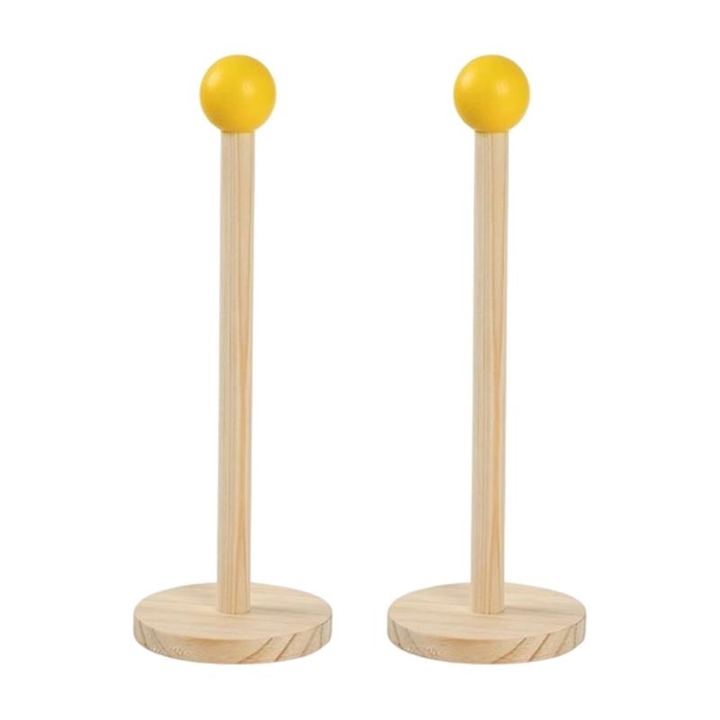 

Wooden Hair Tie Organizers For Kids Hair Accessories Storage And Display Stand Keeps Hair Neat In Bedroom Bathroom 1