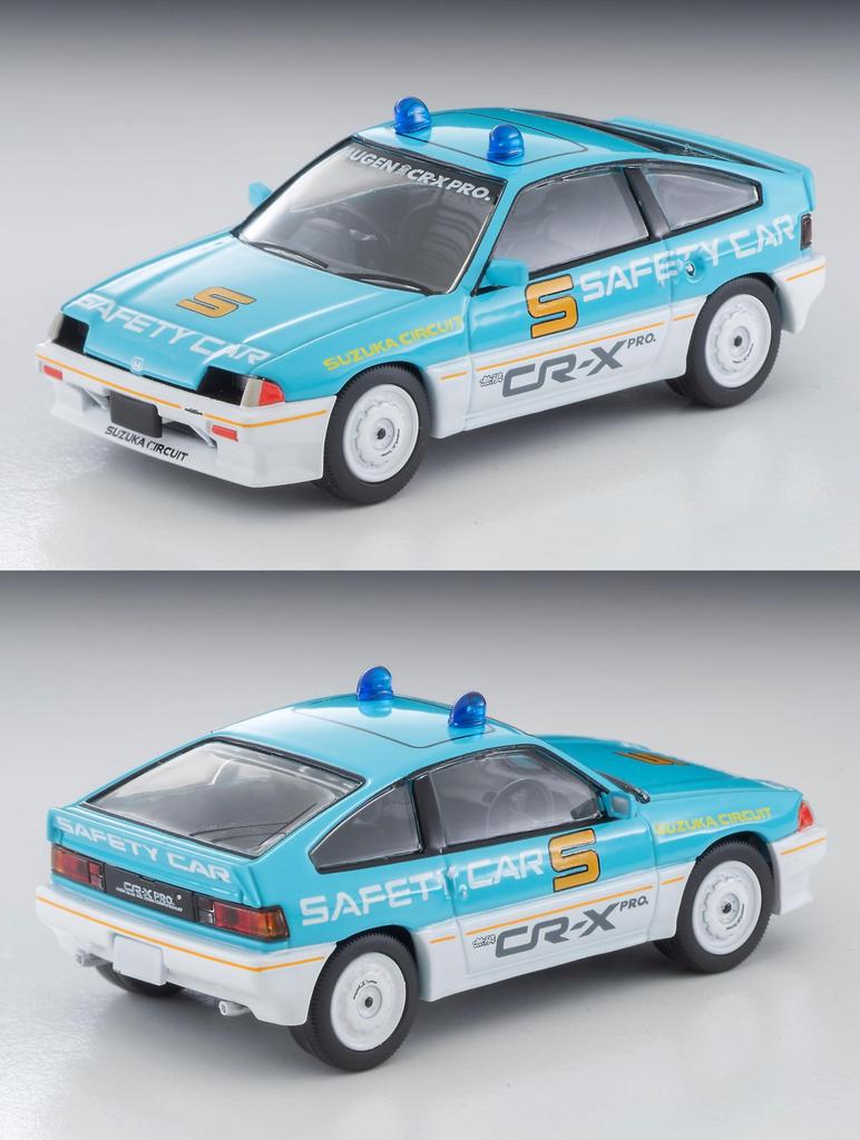 TOMYTEC Tomica Limited Vintage Neo 1/64 LV-N318a Honda Ballade Sports CR-X MUGEN CR-X PRO Suzuka Circuit Safety Car Light Blue/White Finished Product