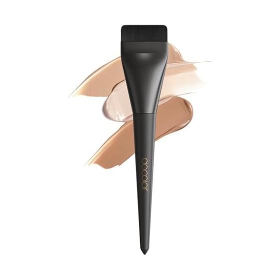 Docolor Docolor Foundation Brush Makeup Brush Popular Flat Extra Fine Makeup Brush Liquid Foundation Black Fiber Bristles Soft Easy To Use Makeup