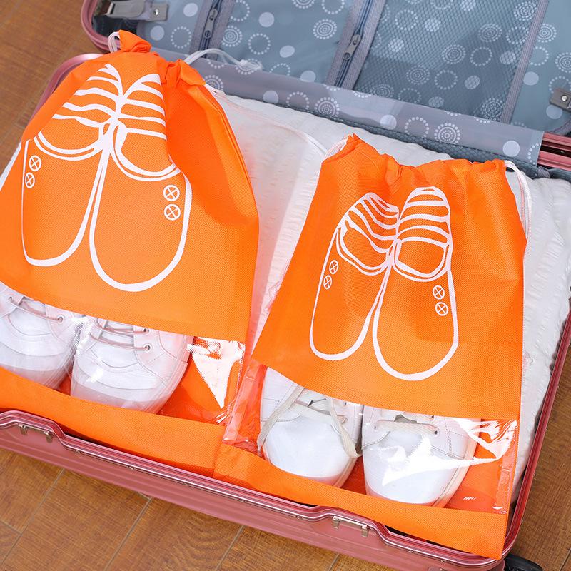 1 Stück Hochwertige Schuhtasche 2 Größen Reisebeutel Aufbewahrung Tragbar Praktisch Kordelzugtasche Organizer Hülle