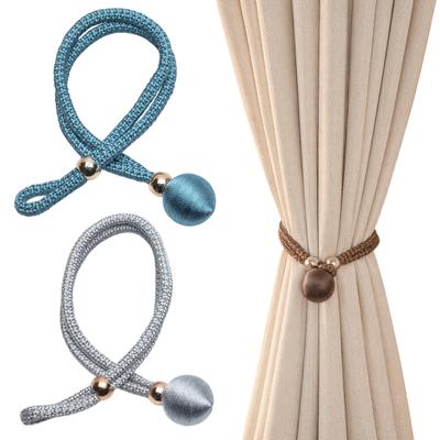 Fabric Curtain Tiebacks, Windows Curtain Hold Back, Curtain Holdbacks, Curtain Holder Rope for Home Essential Bedroom Living Room