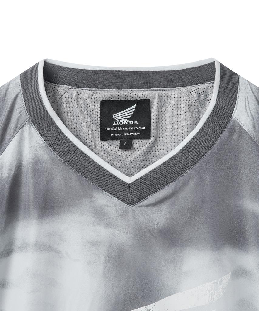 PHYPS MOTORCYCLE Nylon X-Ray Racing Short Sleeve Gray