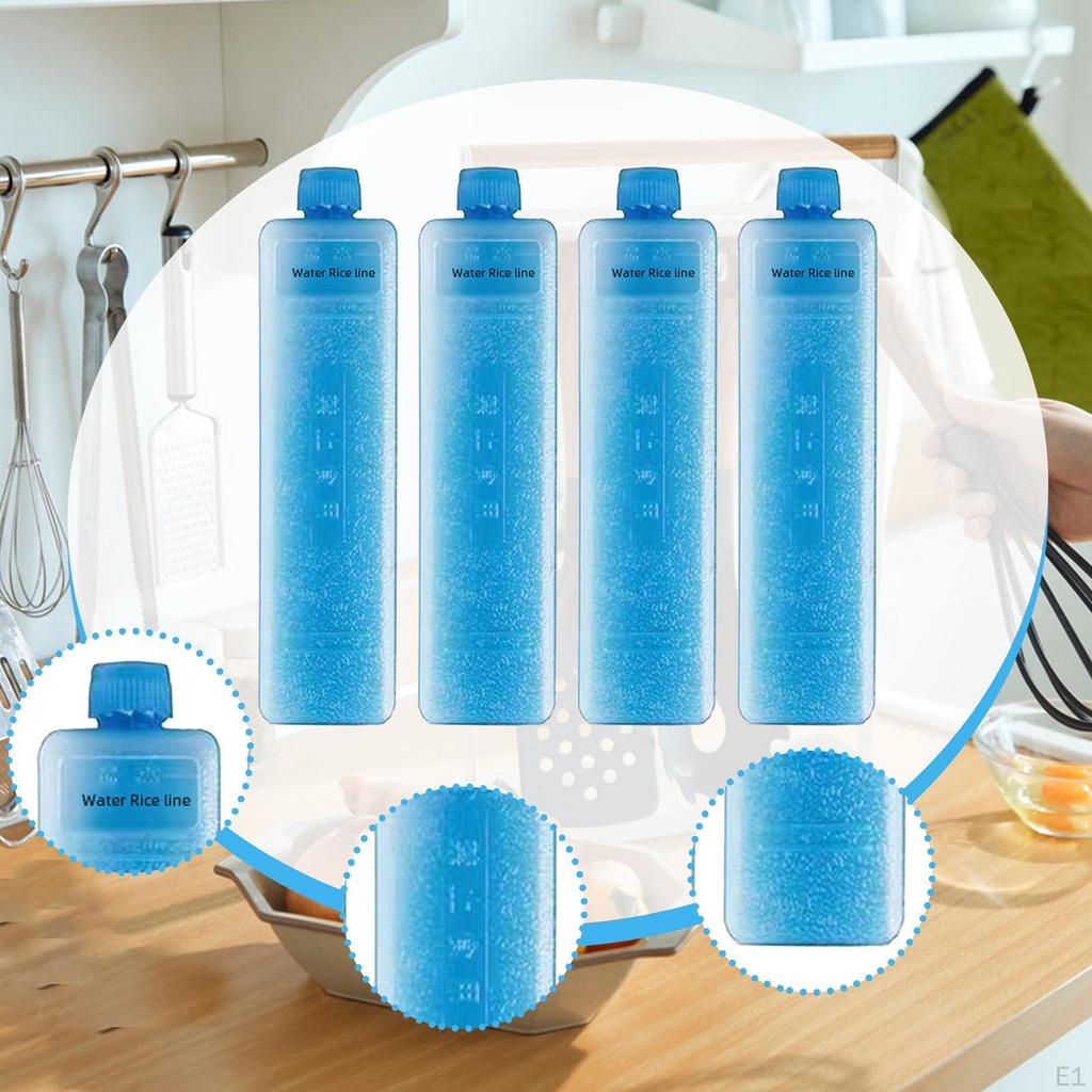 4x Ice Blocks Brick Packs Convenient for Bags Freezer Fishing Picnic