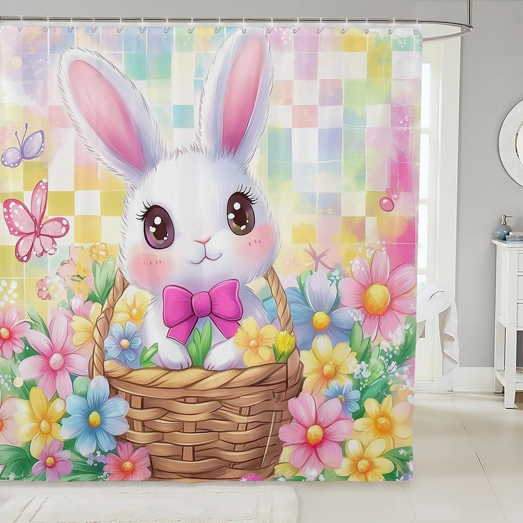 Einhorn Duschvorhang Fantasy Einhorn Thema Badezimmer Duschvorhang Sets Mädchen Mond Galaxie Sternenhimmel Stoff Duschvorhang