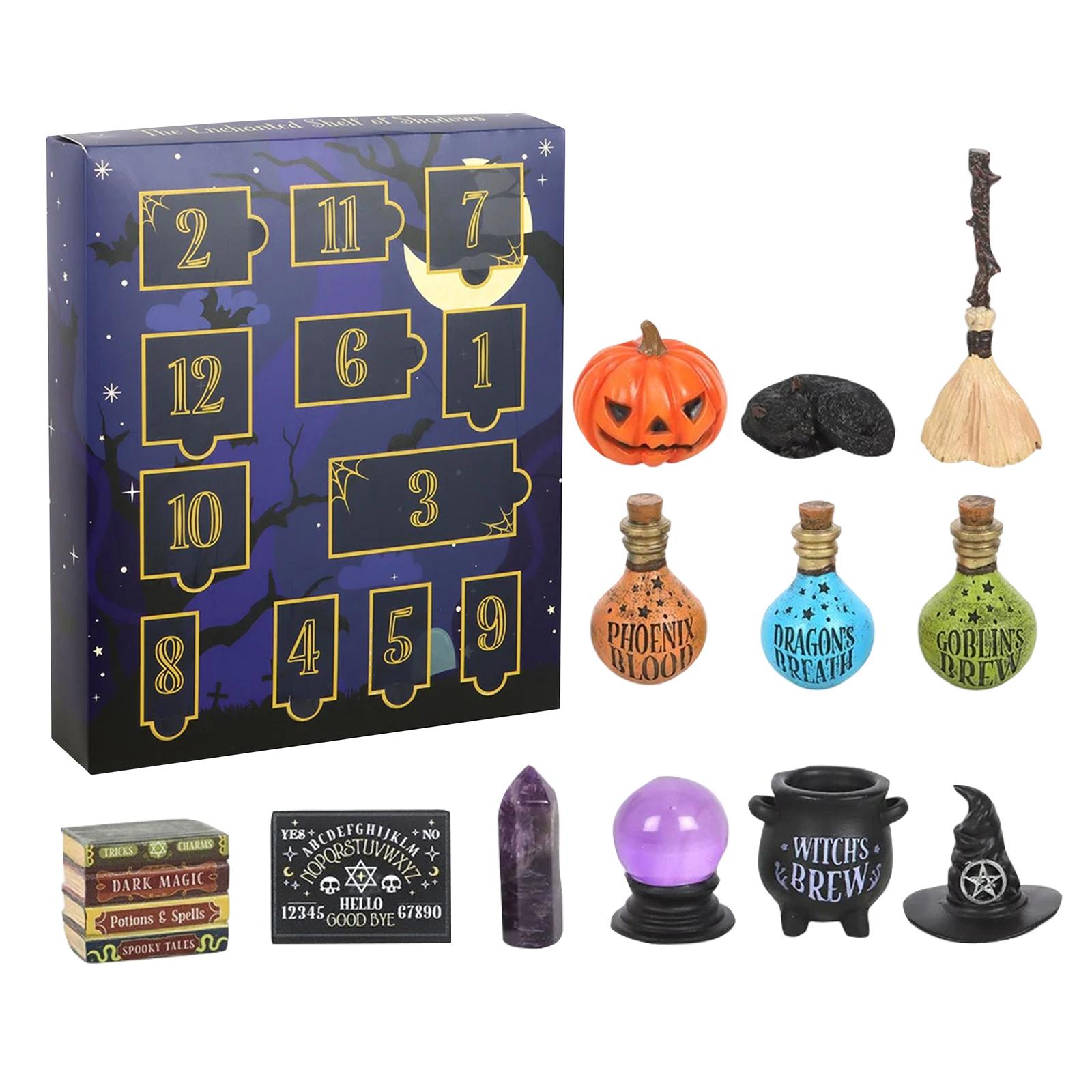 

12-Day Halloween Advent Calendar Perfect For Halloween Party Decorations And Women s Gifts One Size