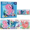 New Kids Magnetic Jigsaw Puzzle Game Baby Early Learning Animal Fruit Traffic Cognition Educational Toy Gift for Children