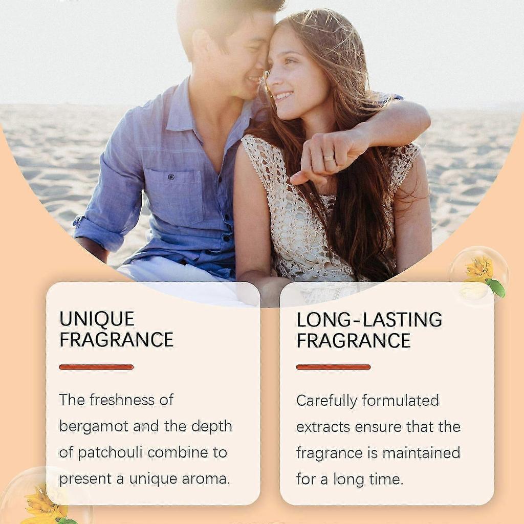 Bergamot Charm Perfume - Long-Lasting Fresh Citrus, Elegant & Spicy Scent, 50ml