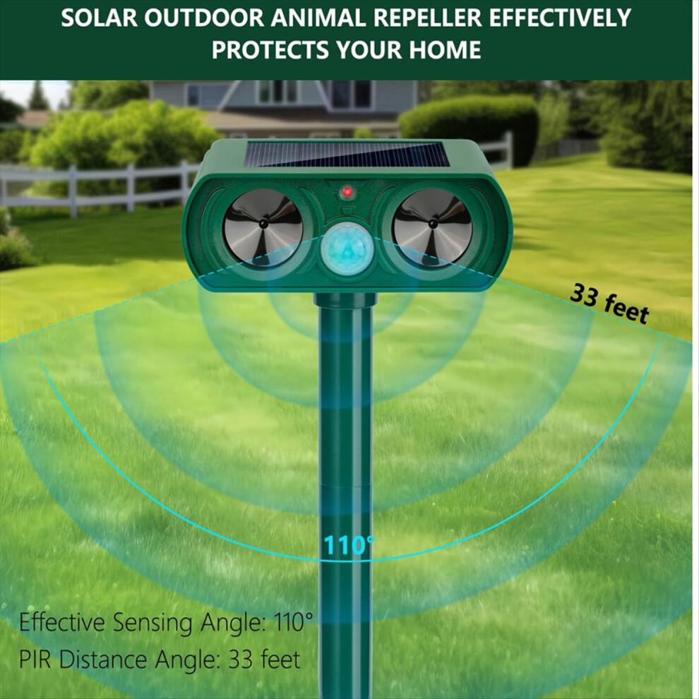 Solar Ultrasonic In Repellent Defender Rat, Squirrel, Deer, Raccoon