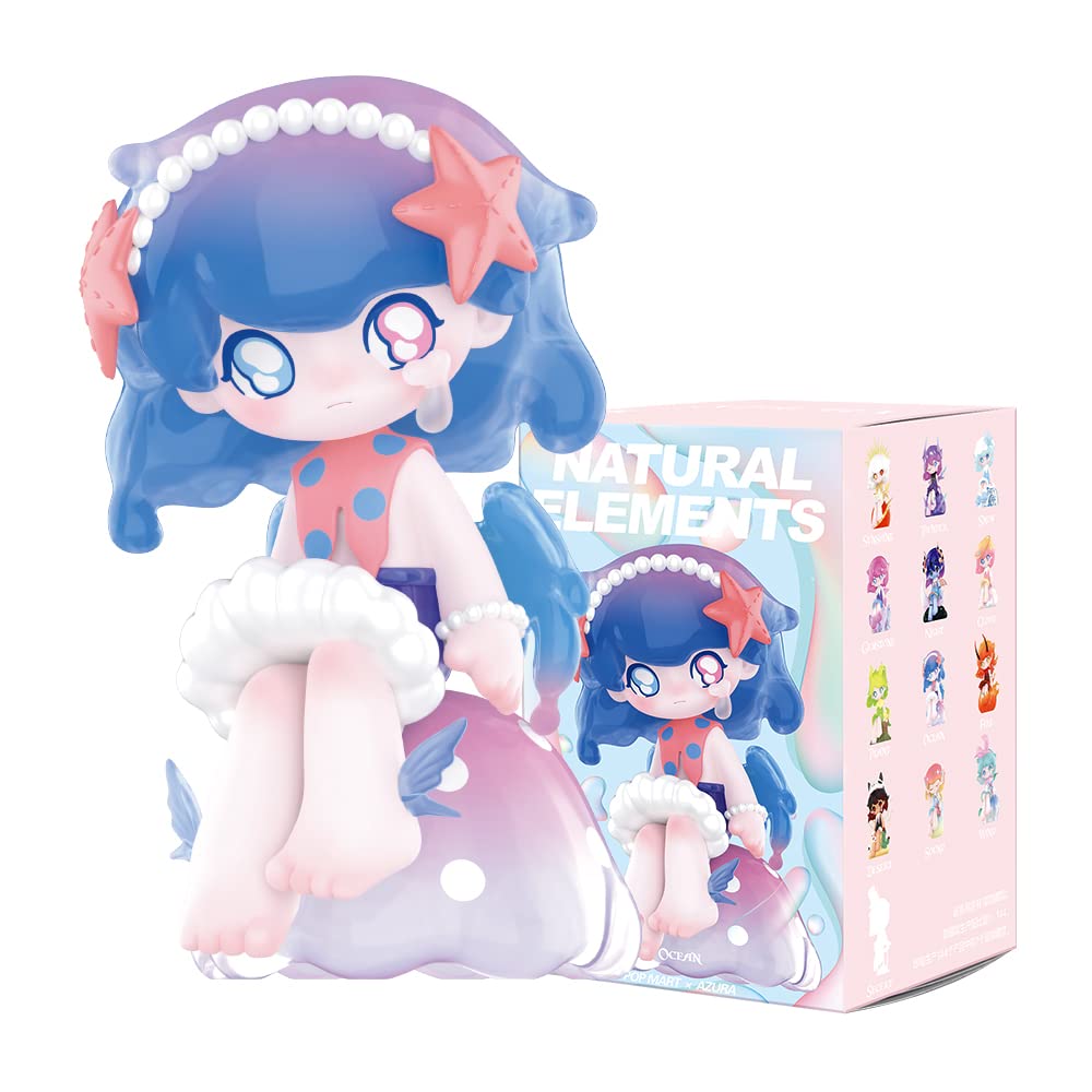 

POP MART AZURA Серия Натуральные Элементы [3 Штуки] Pop Mart Гашапон Фигурка Сюрприз Пластиковая Модель Премиальная Игрушка Мягкий Винил Оригинальный Персонаж День Рождения