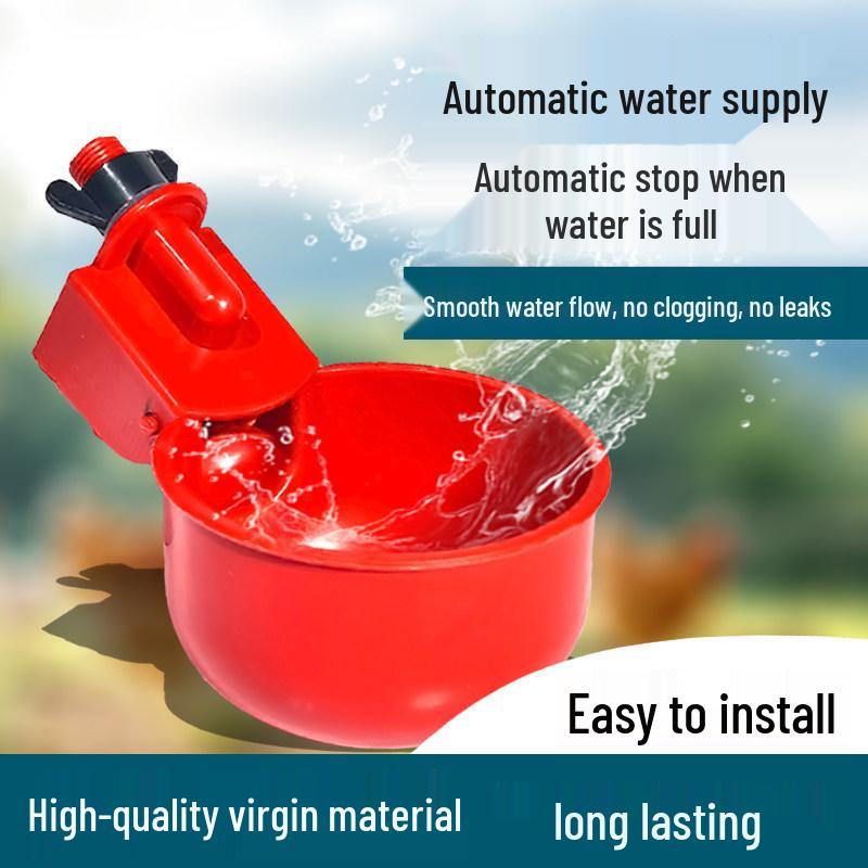 Automatic Poultry Waterer: Large Chicken, Duck, and Pigeon Drinking Bowl