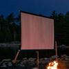 HD Projector Screen, Portable Video Screen Widescreen, Foldable Anti- indoor e outdoor