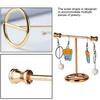 Multifunktionaler Gold Schmuck Ringe Ohrringe Aufbewahrungsständer Display Rack (Groß)