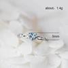 Love Shaped Zircon Women'S Ring, Fashionable And Sparkling Exquisite Jewelry, Versatile Temperament, Niche Design Sense Ring