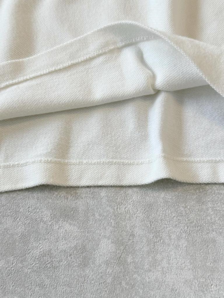 [USED] Ralph Lauren Polo Shirt, White Navy Big Pony Embroidery, Navy, Set of 2