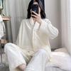 2025 Women's High-End Velvet Pajamas: Long Sleeve, Thick Double-Sided Fleece, Autumn/Winter, Little Fragrant Style.