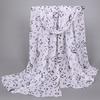 Spring Summer Prints Chiffon Scarf Shawls Woman Sun Protection Silk Scarf Fashion Thin Long Scarves For Women Wrap Shawl Stole