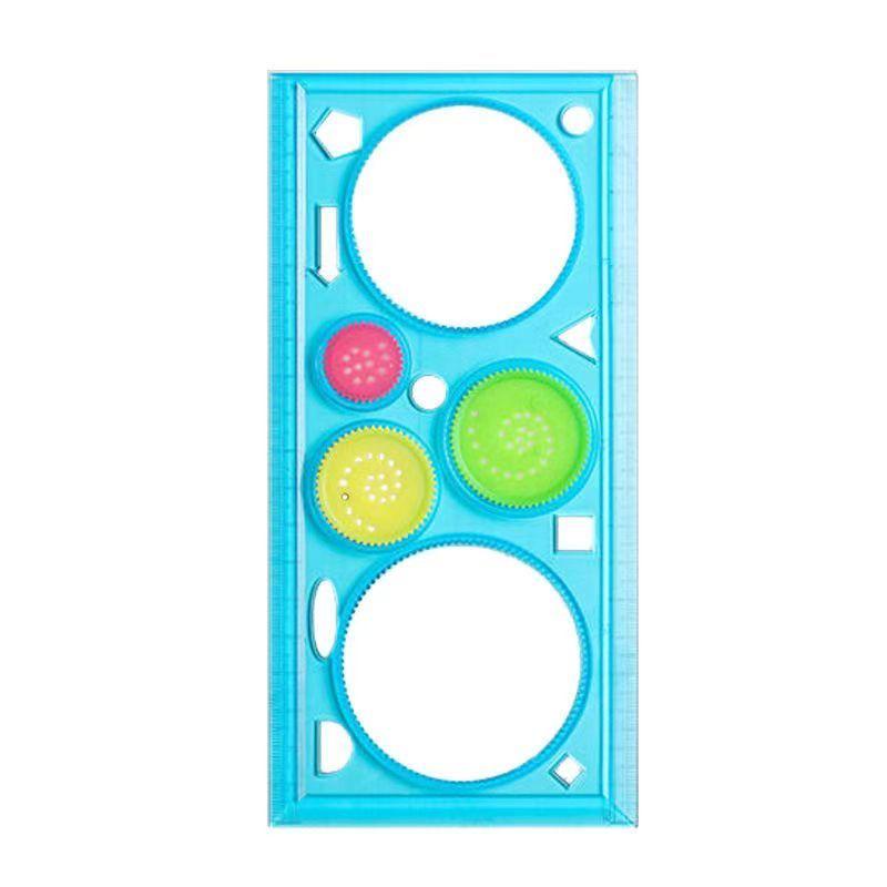 Creative Kaleidoscopic Ruler Set for Kids – Educational and Versatile Drawing Tool