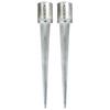 Day and Night - Day and Night Ground Spikes 2 Units Silver Galvanized Steel 12x91 Cm