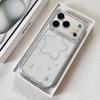 Ins Korean Niche Stars Are Suitable for Apple 16/17Pro Mobile Phone Case IP15 Transparent 14 Space Case 13Pro Soft
