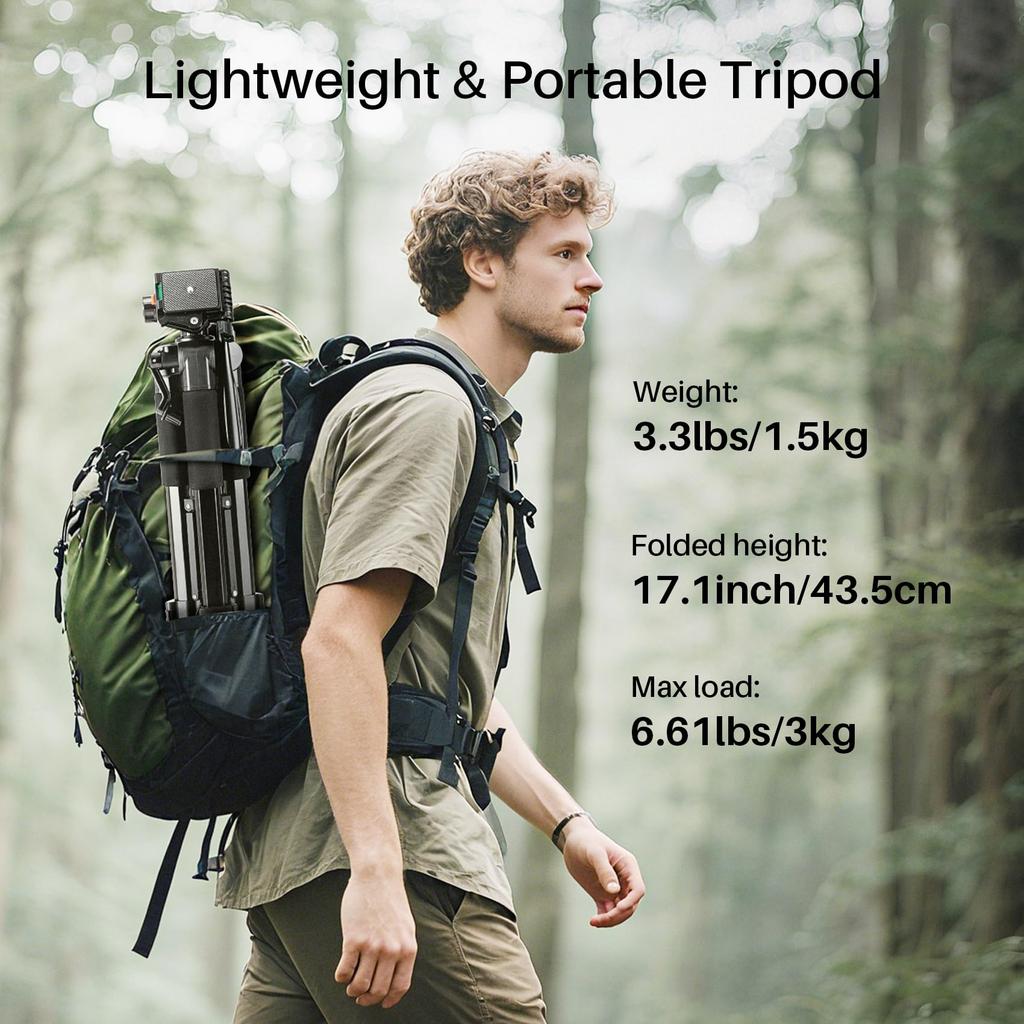 Fotopro Aluminum Alloy Tripod with 188cm Smartphone 3kg Maximum Weight Detachable Compact for Camcorders and Digital Cameras DIGI-9900 Pan-Tilt Head,