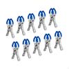 10 Pieces Pool Cover Clips Beach Towel Multipurpose Stainless Steel Clamps Clothes
