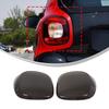 For Benz Smart 453 Fortwo 2016-2019 ABS Black Car Tail Light Decorative Cover Light Indicator Light Protective Cover Accessories
