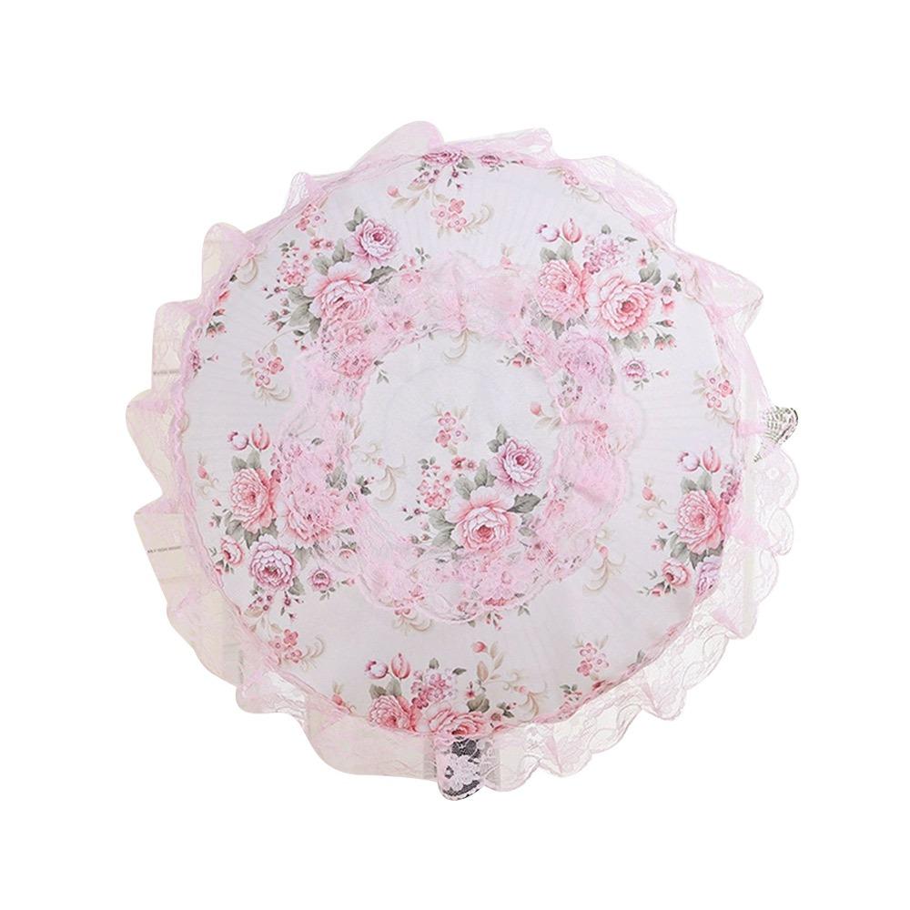 

Защитная сетка для вентилятора от загрязнений, кружевной чехол для вентилятора с цветочным узором, пылезащитный чехол для вентилятора 5