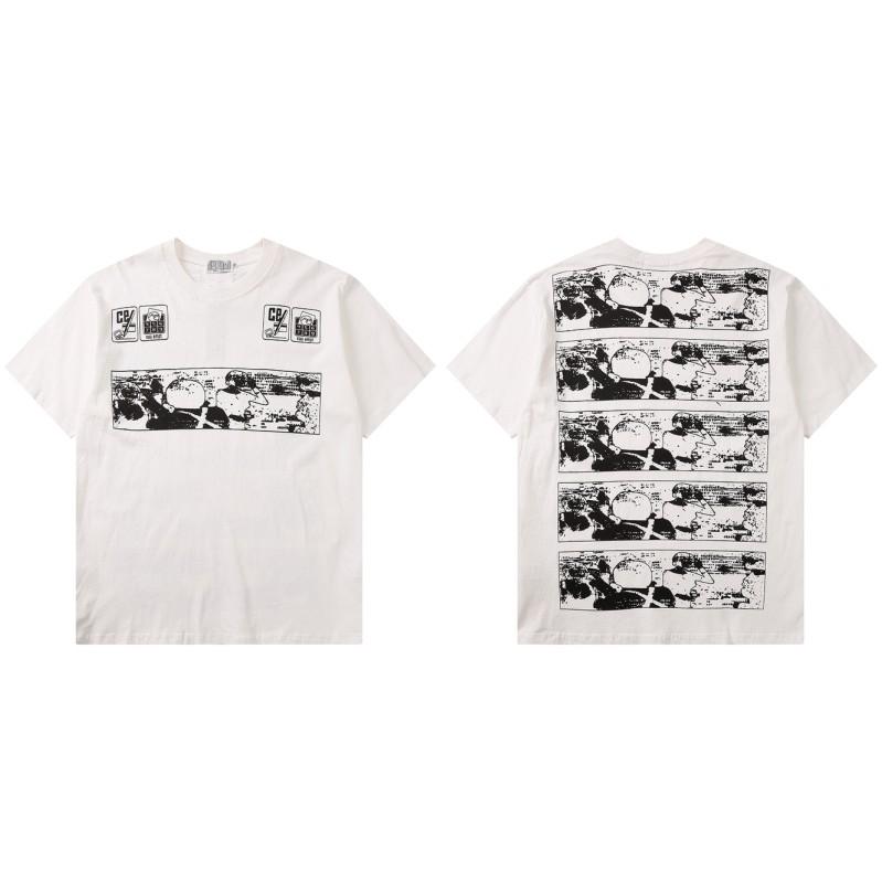 2024 Letter Printed T-shirt Loose 100% Pure Cottonhigh-quality Polo Fashion Topfashionable Streetwear, Loose and Oversized