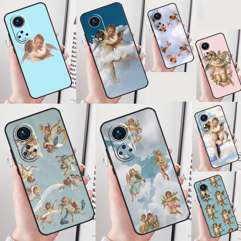 Renaissance Angels In Sky Case For Honor Magic 7 5 6 Lite Honor 200 Pro X8b X9a X8a X8 X9 X9c X9b 50 70 90 Lite Cover