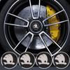56mm 4ks Krytka středového víčka kola auta Nálepka odznaku Pro Skoda Octavia Fabia Kamiq Kapoq Kodiaq Rapid Superb SCALA Auto Doplňky