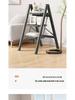 Telescopic Folding A-Frame Ladder: Indoor Multifunctional Step Stool with 3-4 Steps