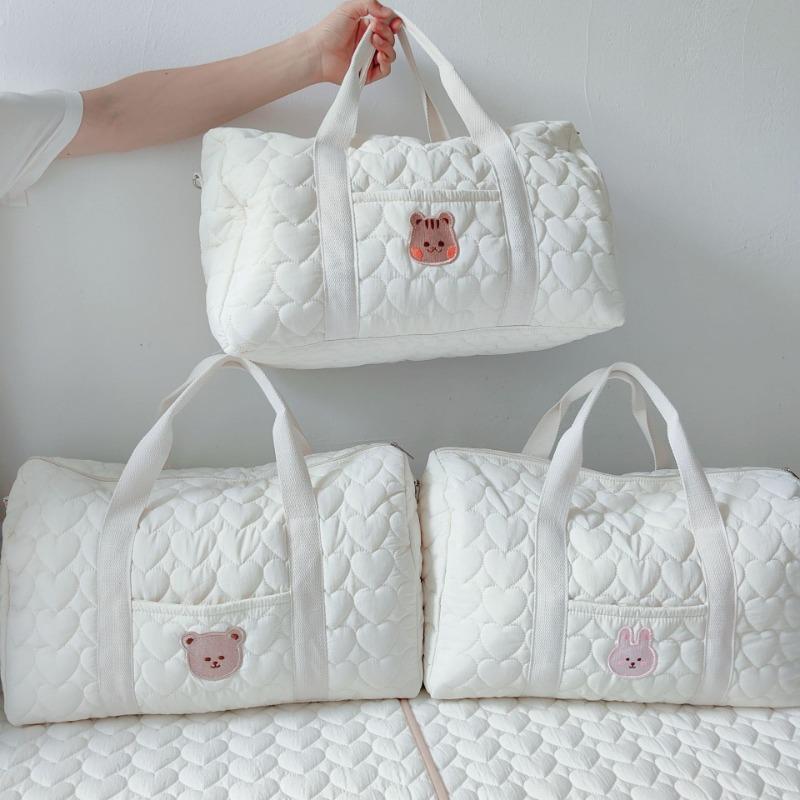 Korean Version of Large-capacity Mommy Bag, Portable Out Storage Bag, Shoulder Crossbody Mother and Baby Travel Boston Bag