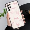 Pink Bow Aesthetic Coequtte Funda Phone Case For Samsung Galaxy S26 S25 S24 S23 S22 Ultra S23 S22 S25 Plus S24 FE S26Edge