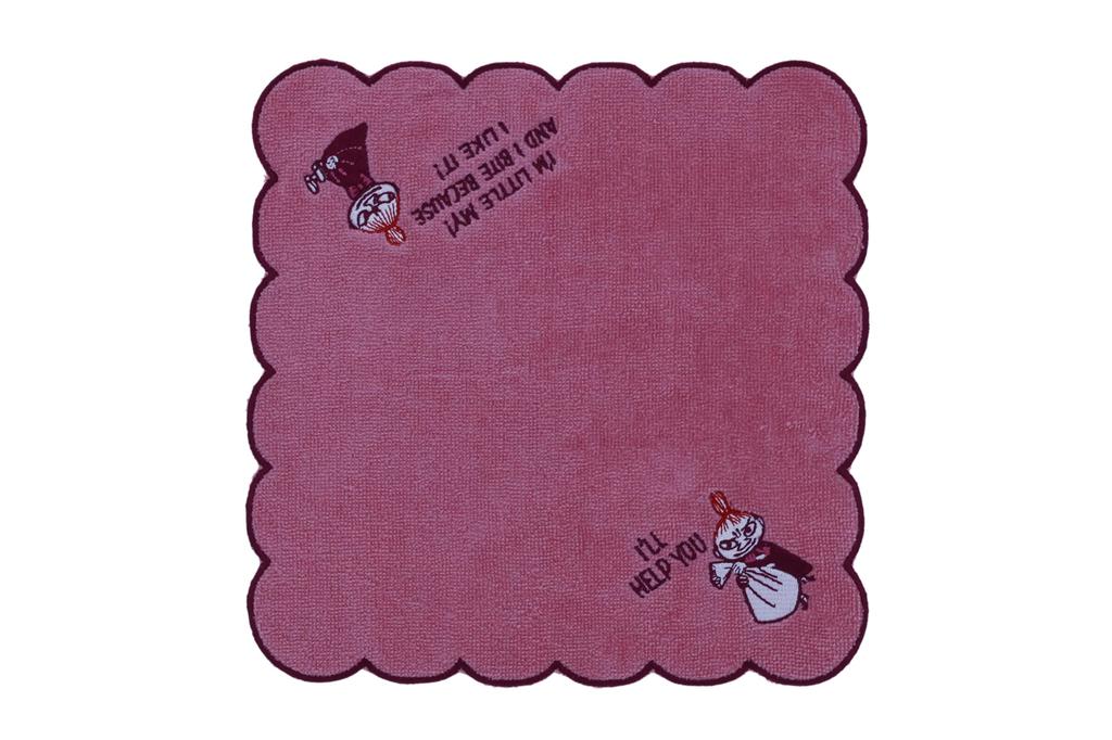 Marushin Moomin Scallop Nordic Moomin Valley Stylish and Cute Mini Cotton 1405048900 Handkerchief, Purple, Design, Towel, Handkerchief,