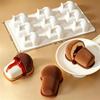Fruit Shaped Silicone Mold For Mousse Cake Peach Grape Apricot Chocolate Pudding Candy Making Mold Kitchen Baking Tool